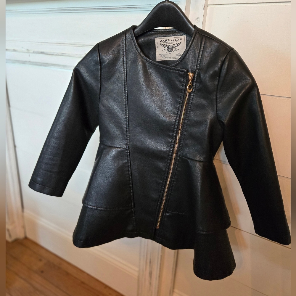 Girls Faux Leather Jackets